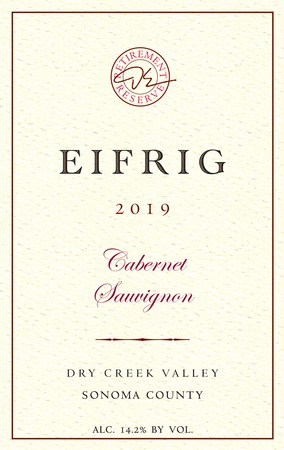 Cabernet Sauvignon 2019 Dry Creek Valley Estate